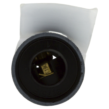 Handson lampfitting E14 glad wit