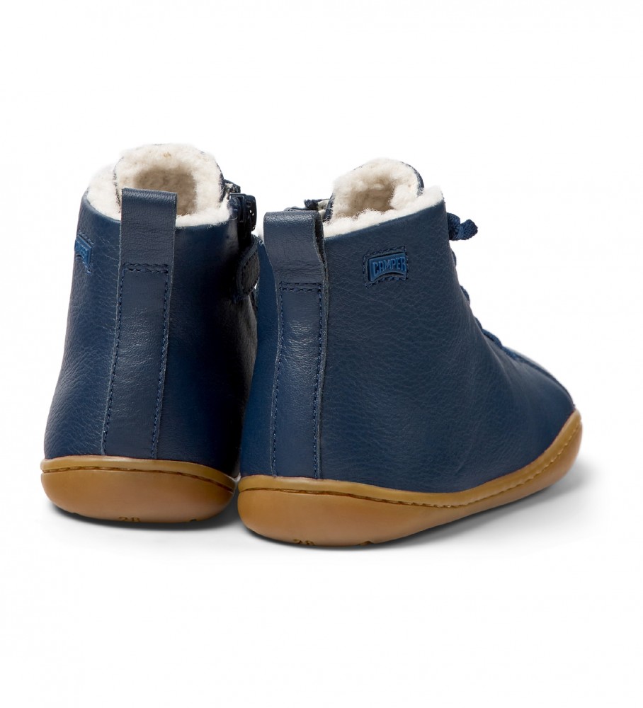 Camper Botines de Piel Peu Cami marinho