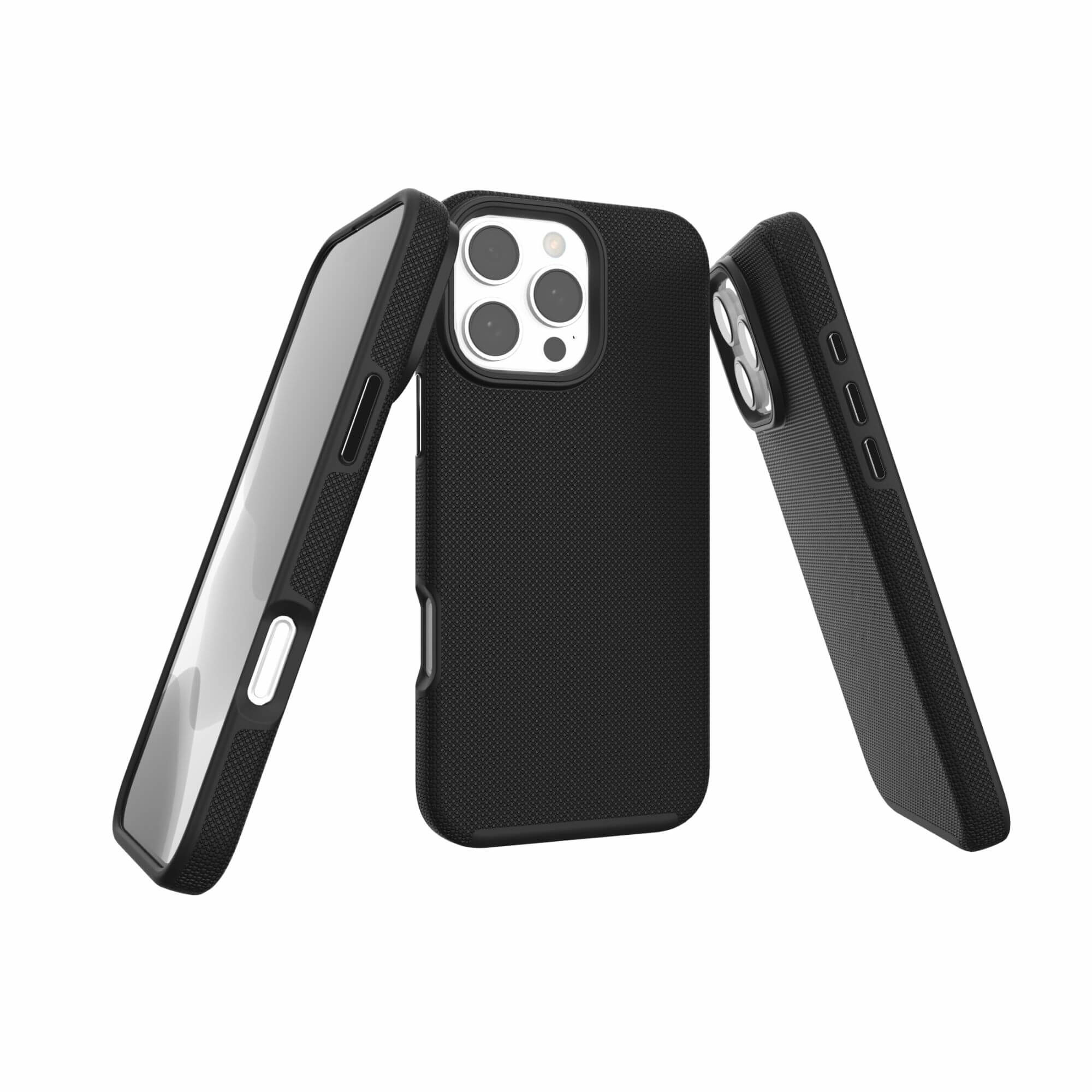 iPhone 16 Pro Max MagSafe Hybrid 2in1 Outdoor Hülle Hardcase Hülle Pankow Solid (11082) - Schwarz