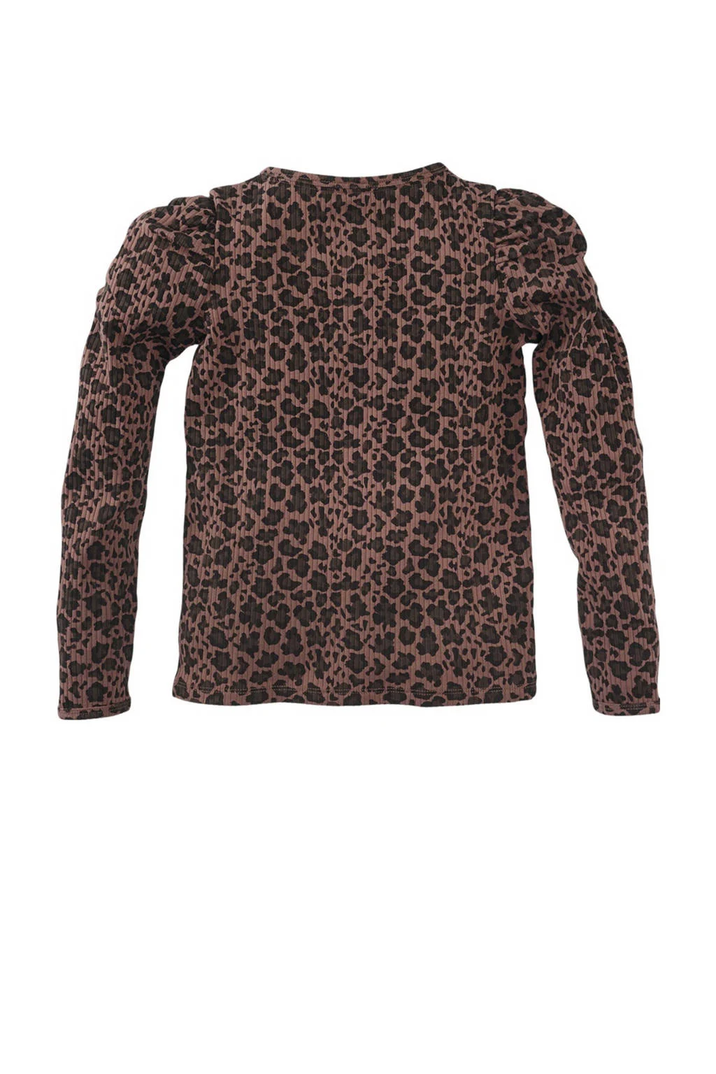 Z8 kids longsleeve Louisa met panterprint bruin