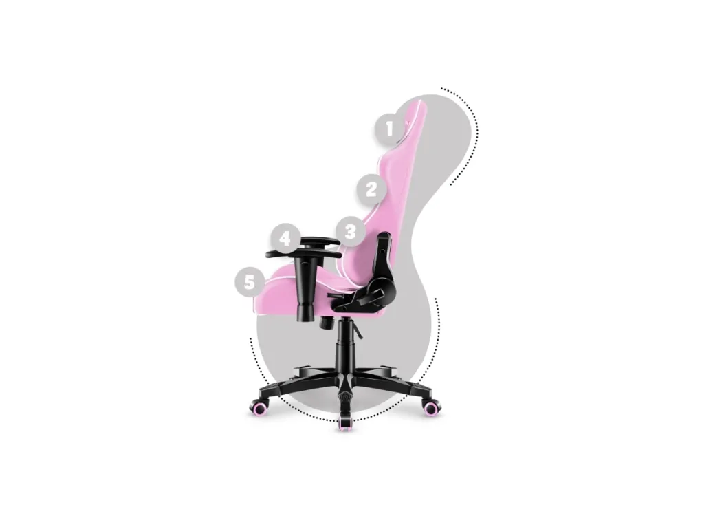 Huzaro Ranger 6.0, Universal gamingstol, 130 kg, Spand (vugge) sæde, Polstret ryglæn, 100 cm, 160 cm