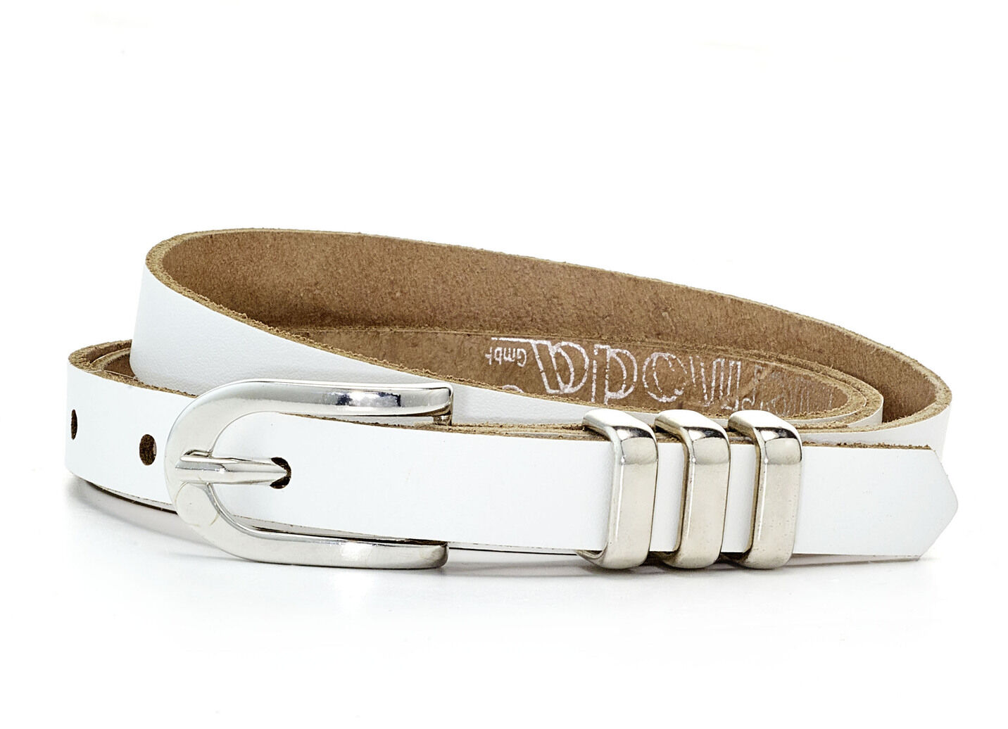 Schicker Damen-Gürtel aus Leder, 1,5 cm breit