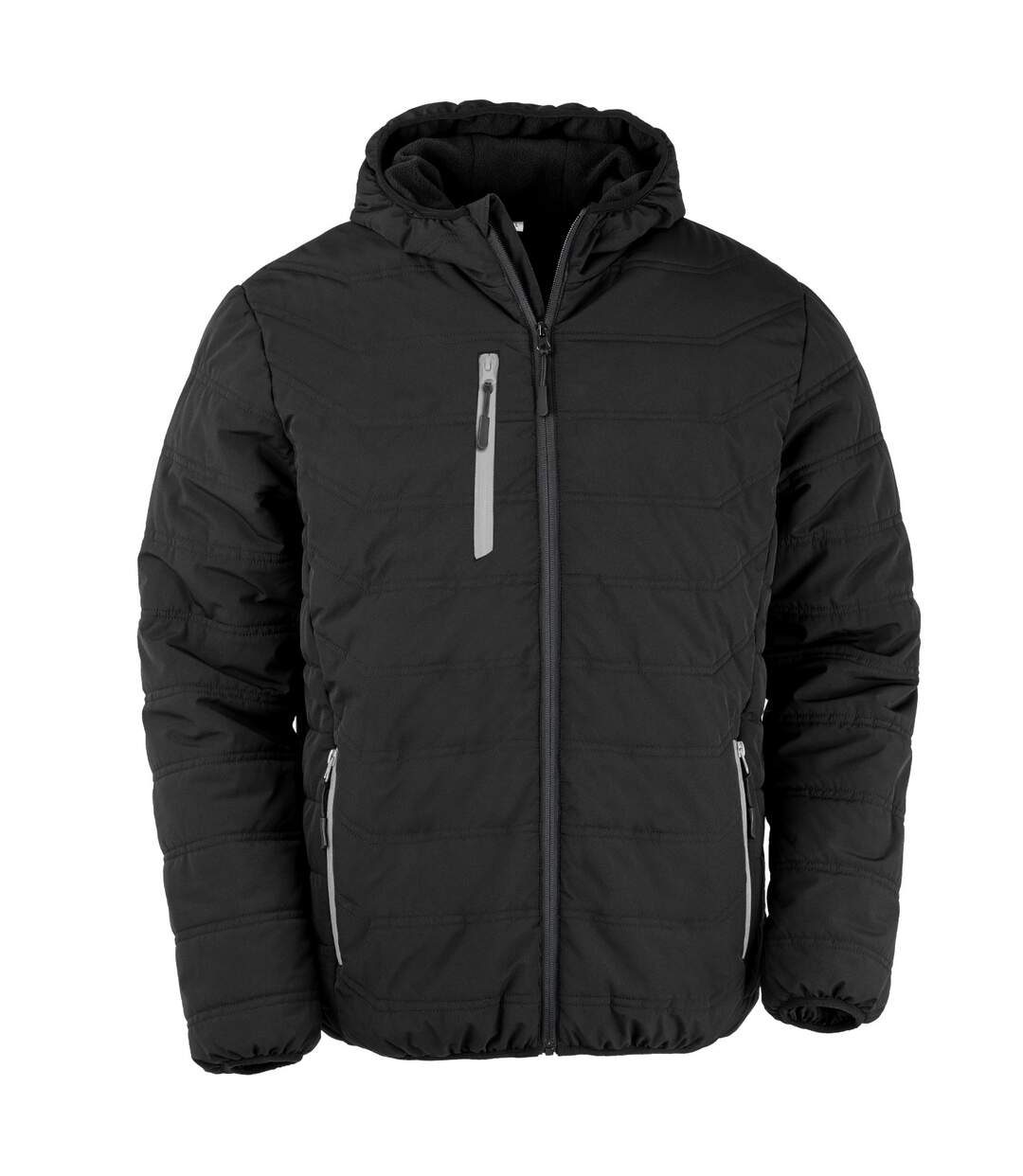 Result Genuine Recycled Veste matelassée Compass pour hommes (Noir/Gris) - UTPC4629