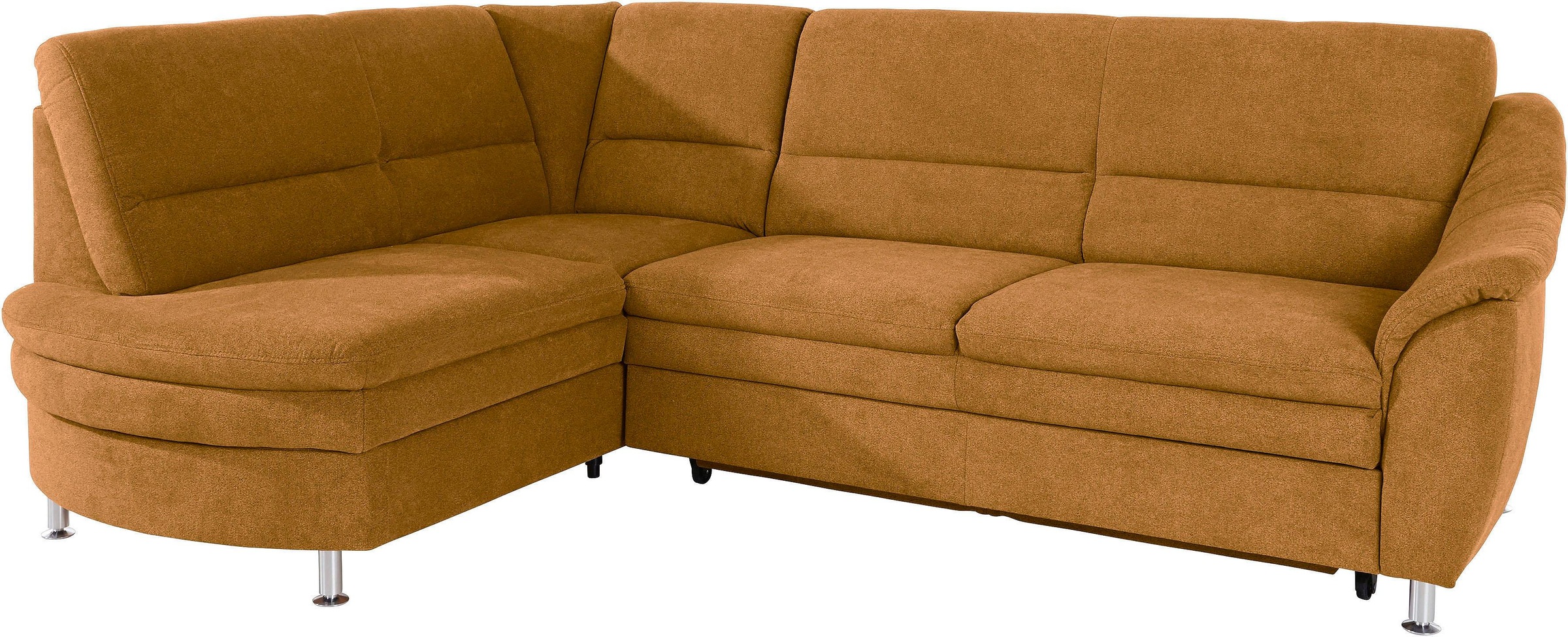 PLACES OF STYLE Ecksofa »Cardoso L-Form« Federkern, wahlweise mit Bett, Schubkasten