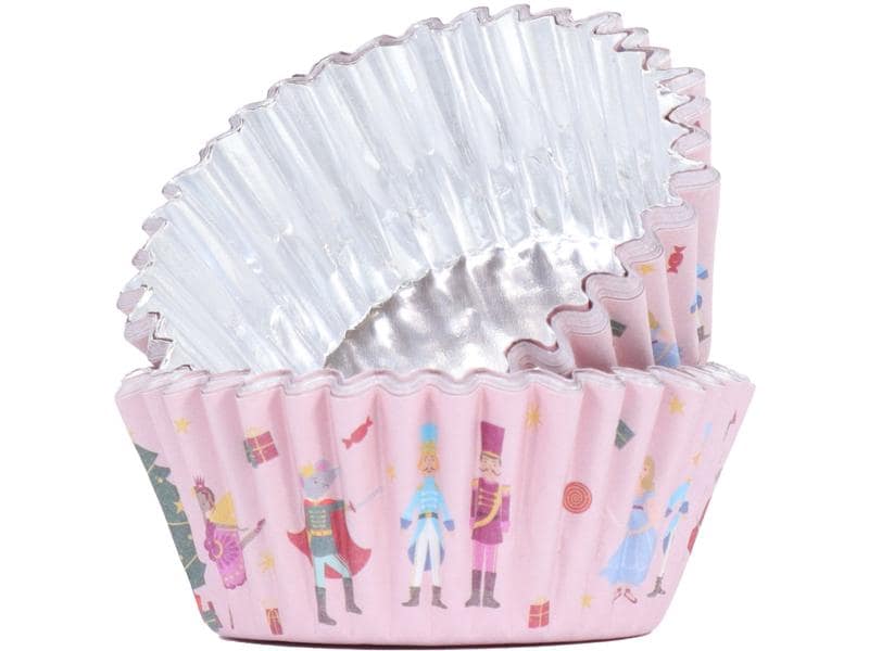 PME Muffin-Backform Nussknacker 30 Stück Muffinförmchen Nussknacker