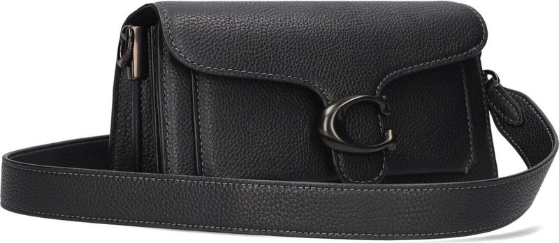 Coach - Tabby 20 - Crossbody Tas - Zwart - Leer