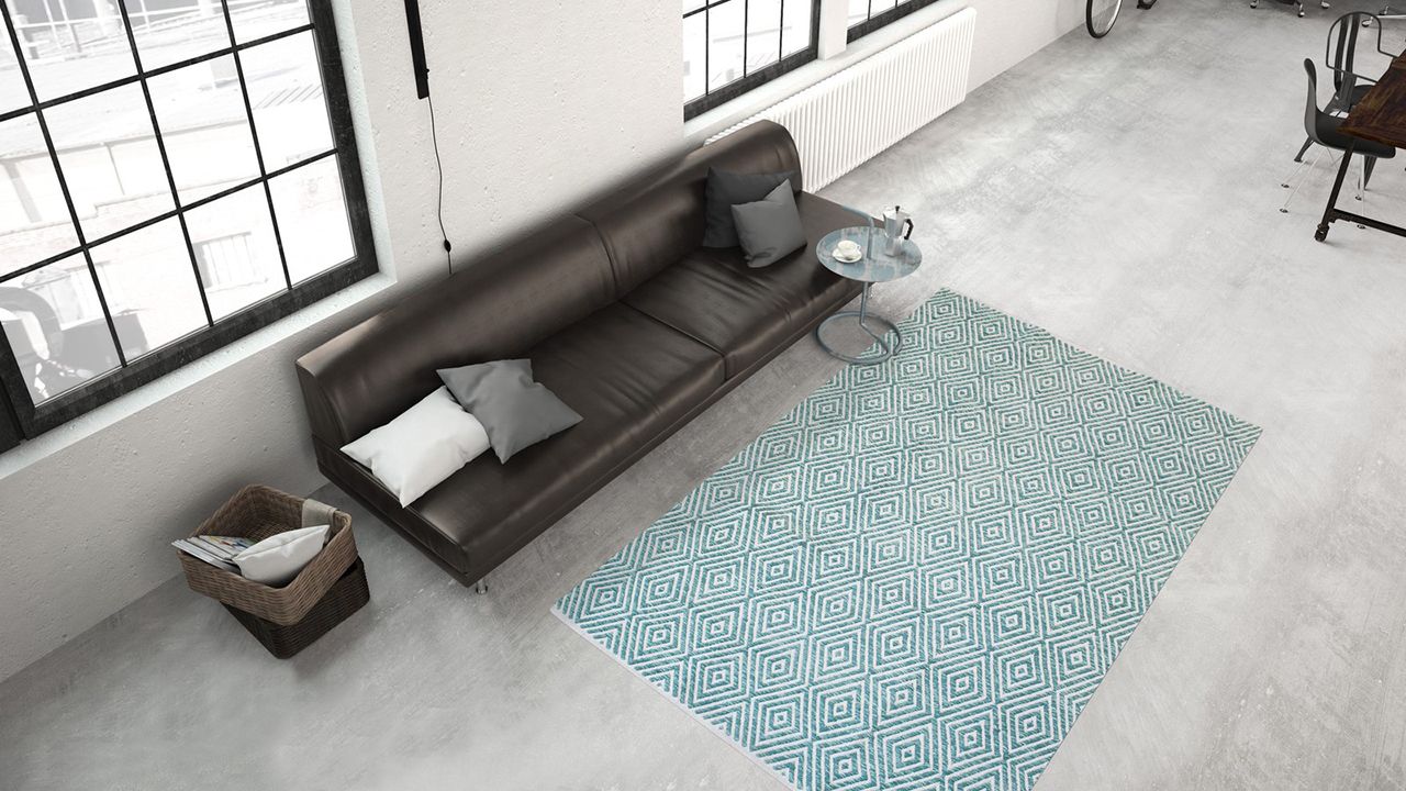Vloerkleed 410 Turquoise Aperitif