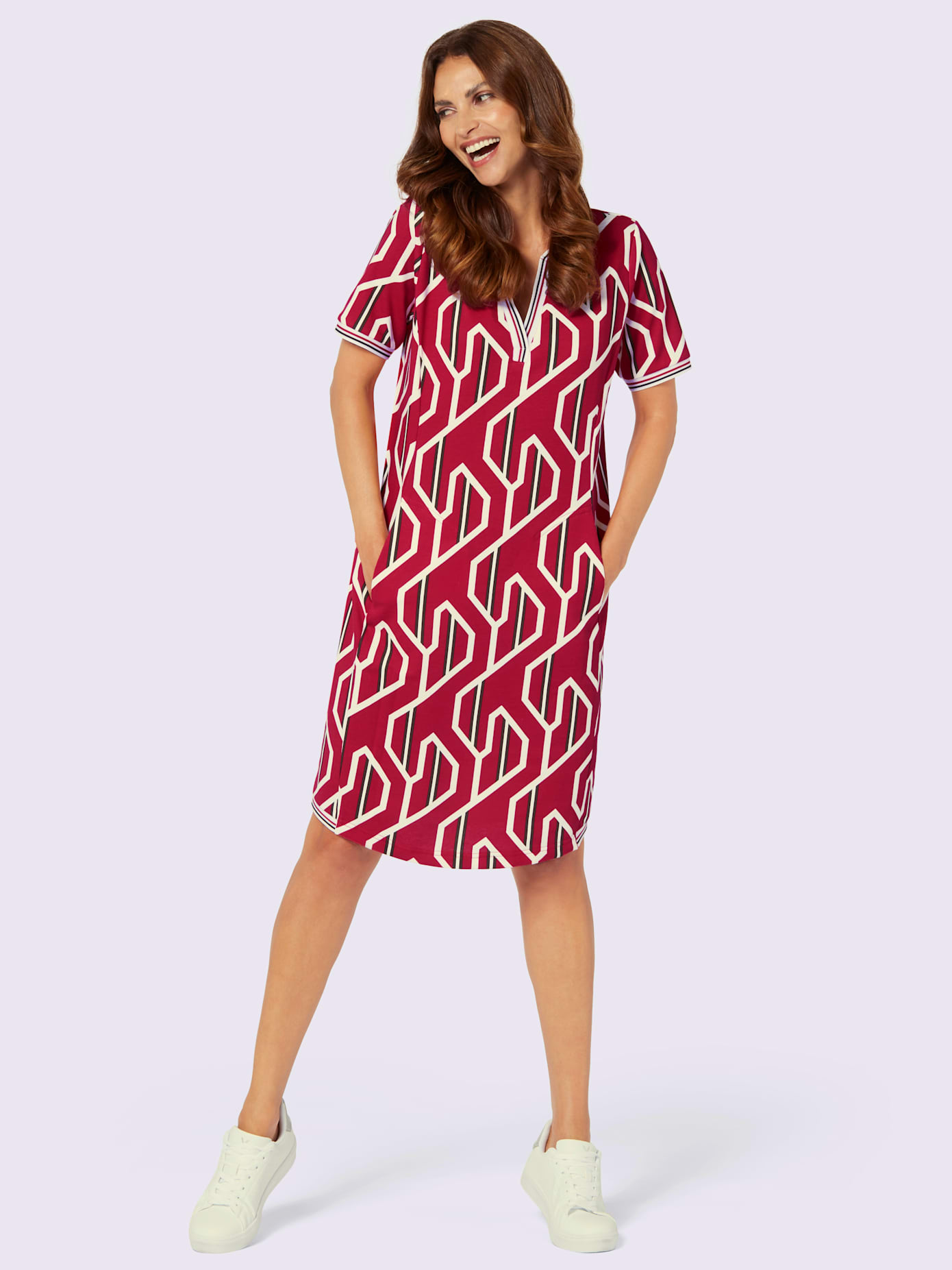 Robe en jersey coupe affinante