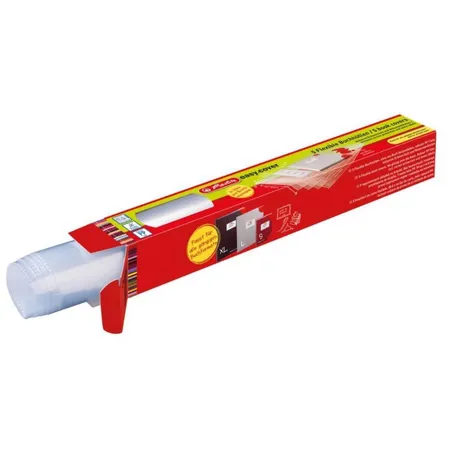 Herlitz Buchhüllen easy cover 5er Rolle glasklar