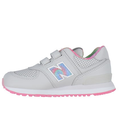 New Balance Schuhe - 574 - Grey Materie/Signal Pink
