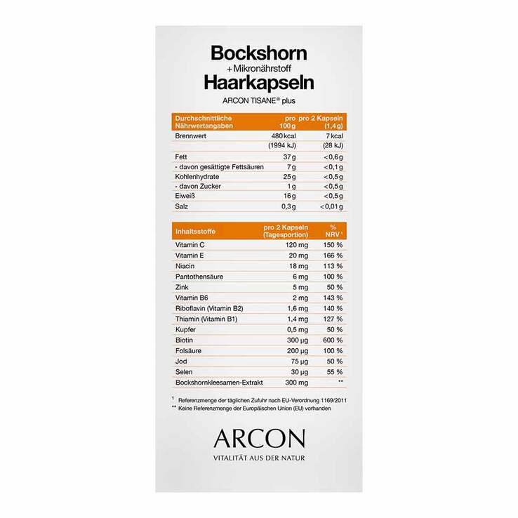 Bockshorn + Mikronährstoff Haarkapseln, 180 St