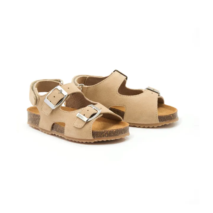 Pèpè Two Con Me - Sandales Boucles Doubles | Beige