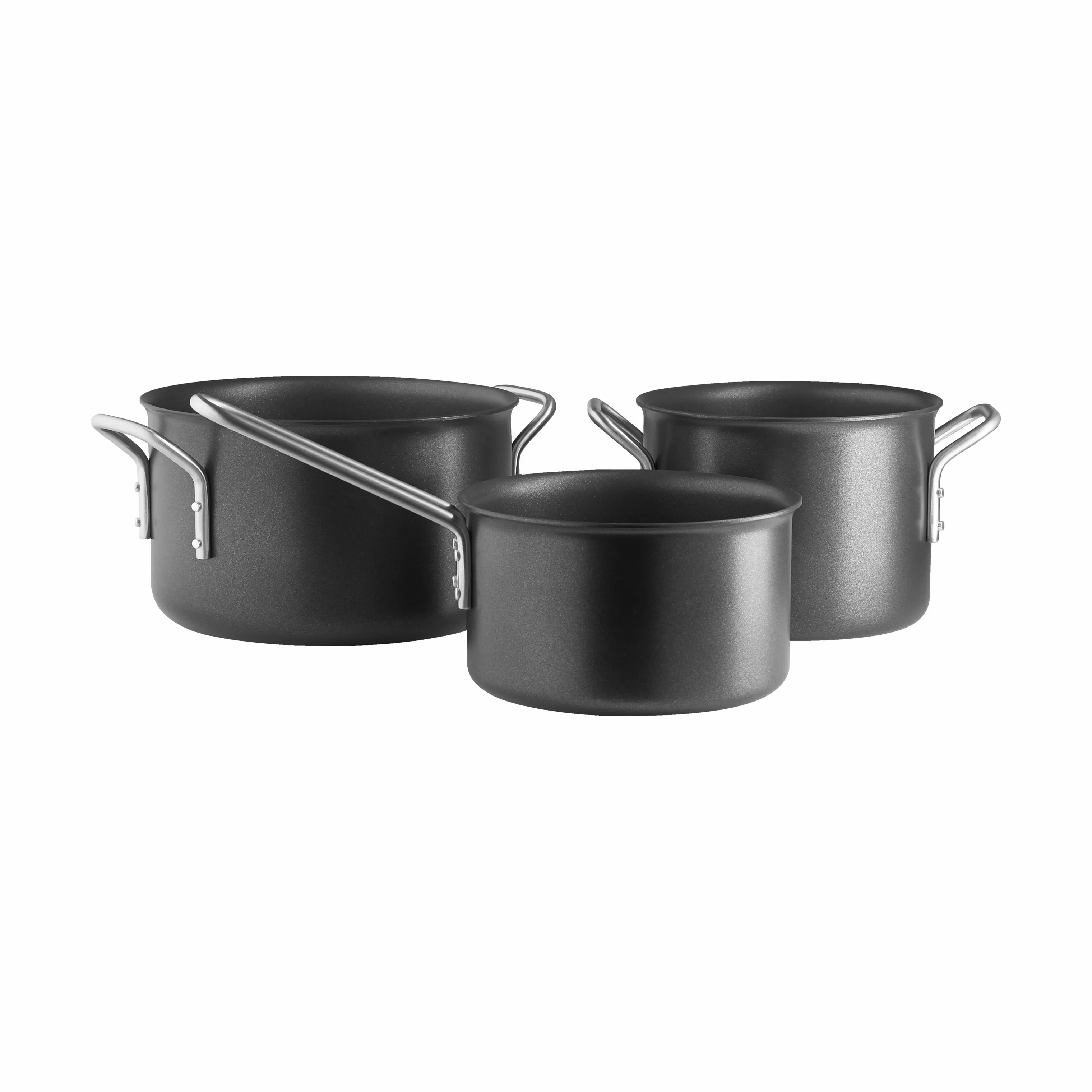 Eva Trio Black Line Grydesæt - 3 dele