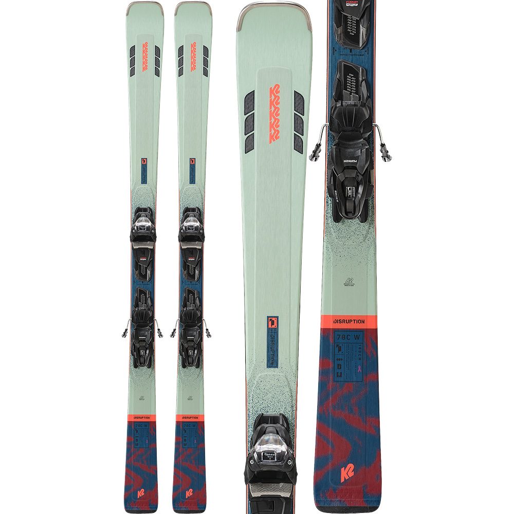 K2 Disruption 78C W 24/25 Ski Damen inkl. ER3 10 Compact Quikclik Bindung