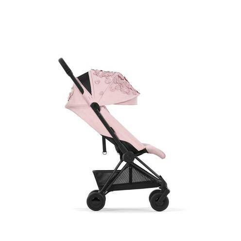 Poussette Coya Simply Flowers Matt Black Pink - CYBEX
