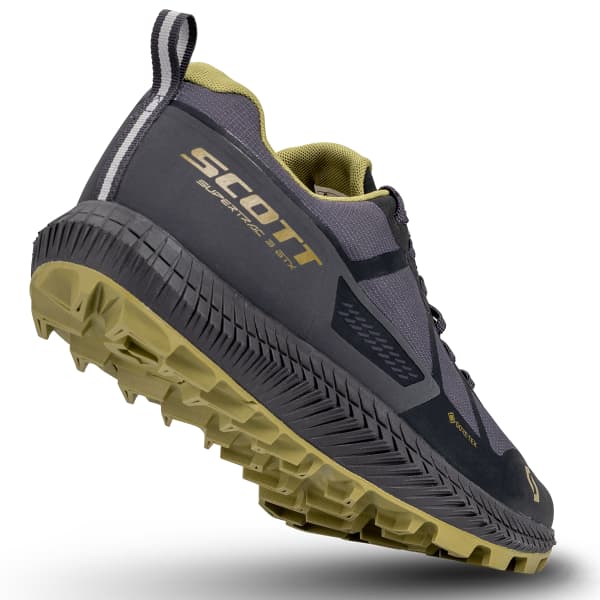 Chaussure trail SCOTT SUPERTRAC 3 GORE-TEX BLACK/MUD GREEN
