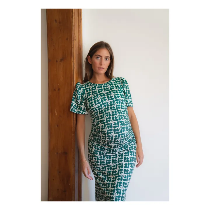 Paloma Collection Robe de Grossesse Theodora Sintra | Vert