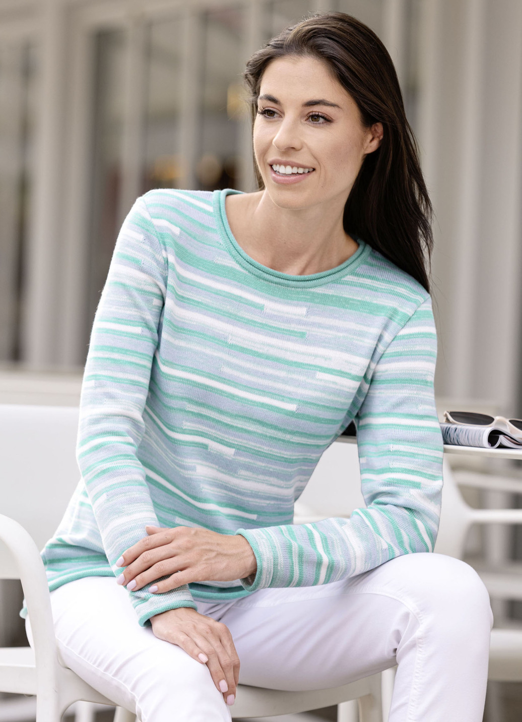 Pullover mit Farbverlauf