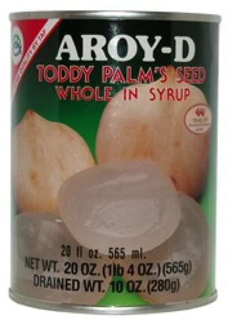 Aroy-D Toddy Palmzaad in Siroop (Heel) 565g