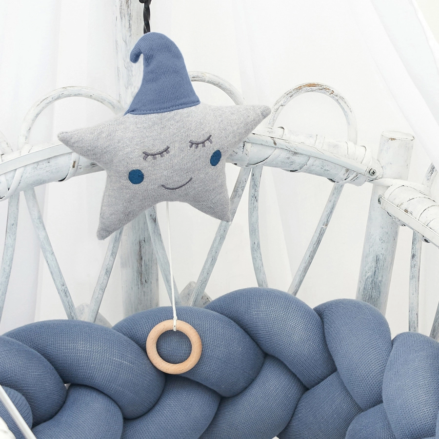 Nordic Coast Company Spieluhr Stern Blau-Grau