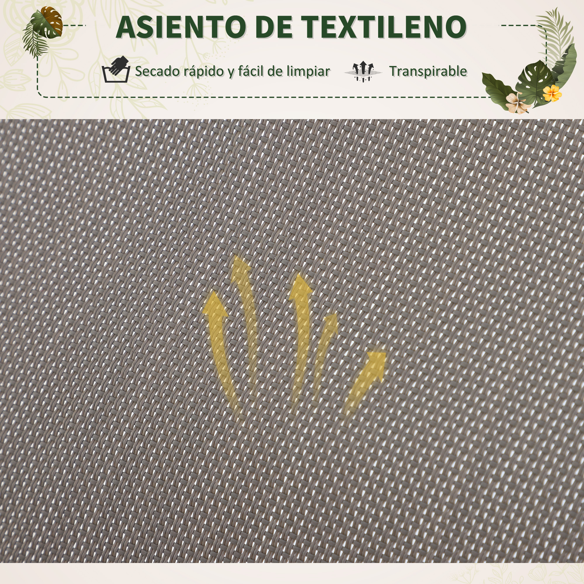 Espreguiçadeira dobrável Outsunny para jardim, com encosto de cabeça removível, ergonômica, em tecido Textilene, ideal para varandas e piscinas, 154x80x84 cm, cinza.