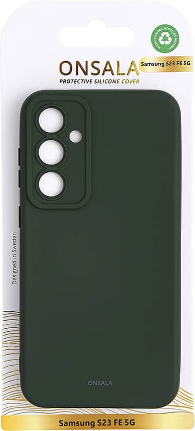 Onsala Samsung Galaxy S23 FE silikone-etui (grøn)