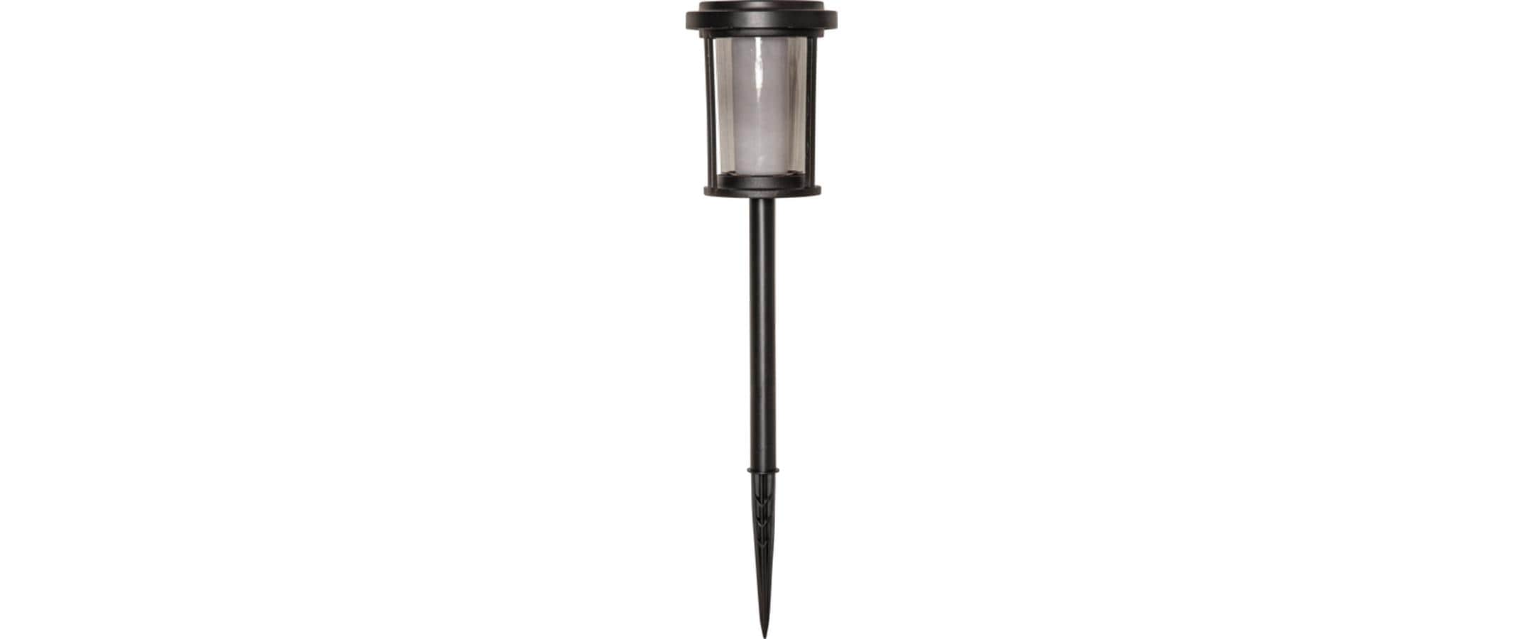 Gartenlicht Solar Bollard Alippa, 44 cm, SchwarzSolarpollerleuchte