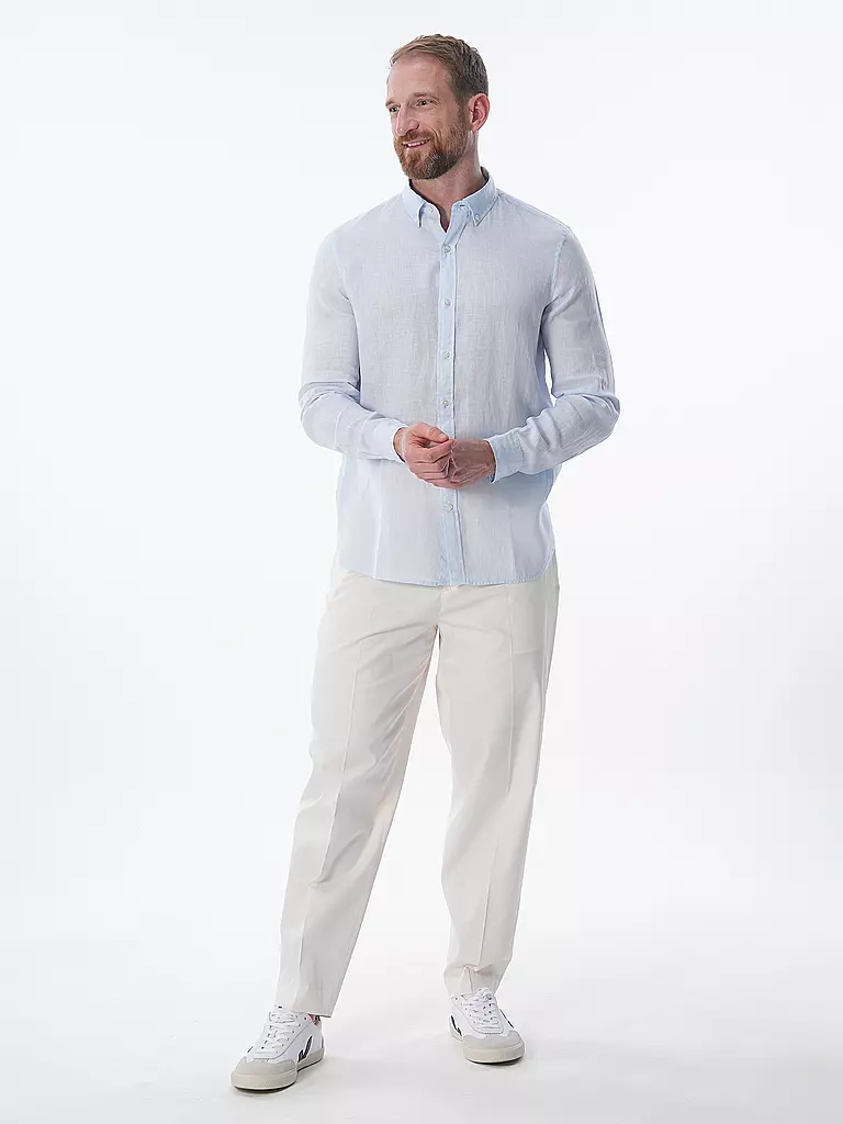ECOALF Leinenhemd MALIBALF hellblau