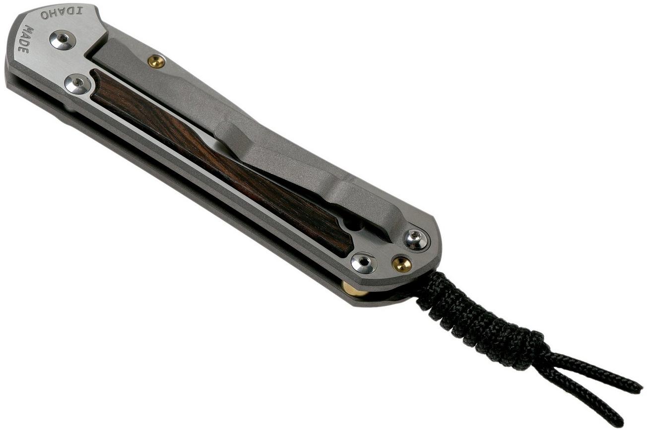 Chris Reeve Sebenza 31 Large Macassar Ebony inlay L31-1116 zakmes