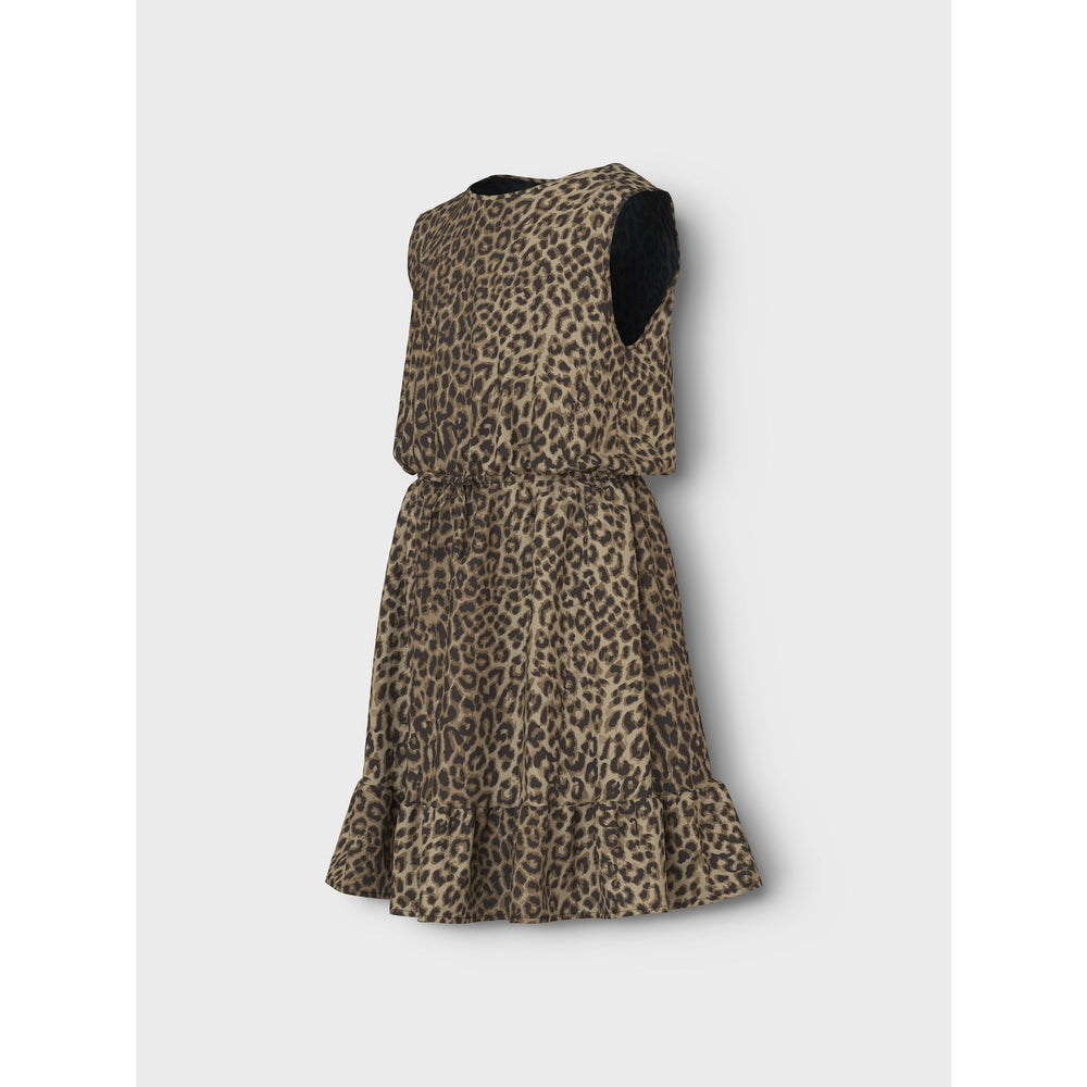 Køb Name It Black Leopard AOP Vinaya Spencer Kjole