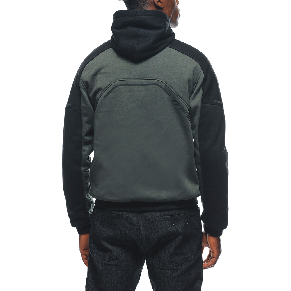Dainese - Sweat Daemon-x Safety Full Zip Kaki / Noir