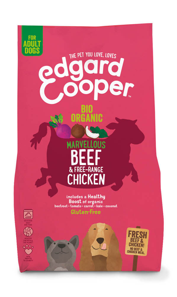 Edgard & Cooper Adult Biologisch - Hondenvoer - 2.5 Kilogram - rund