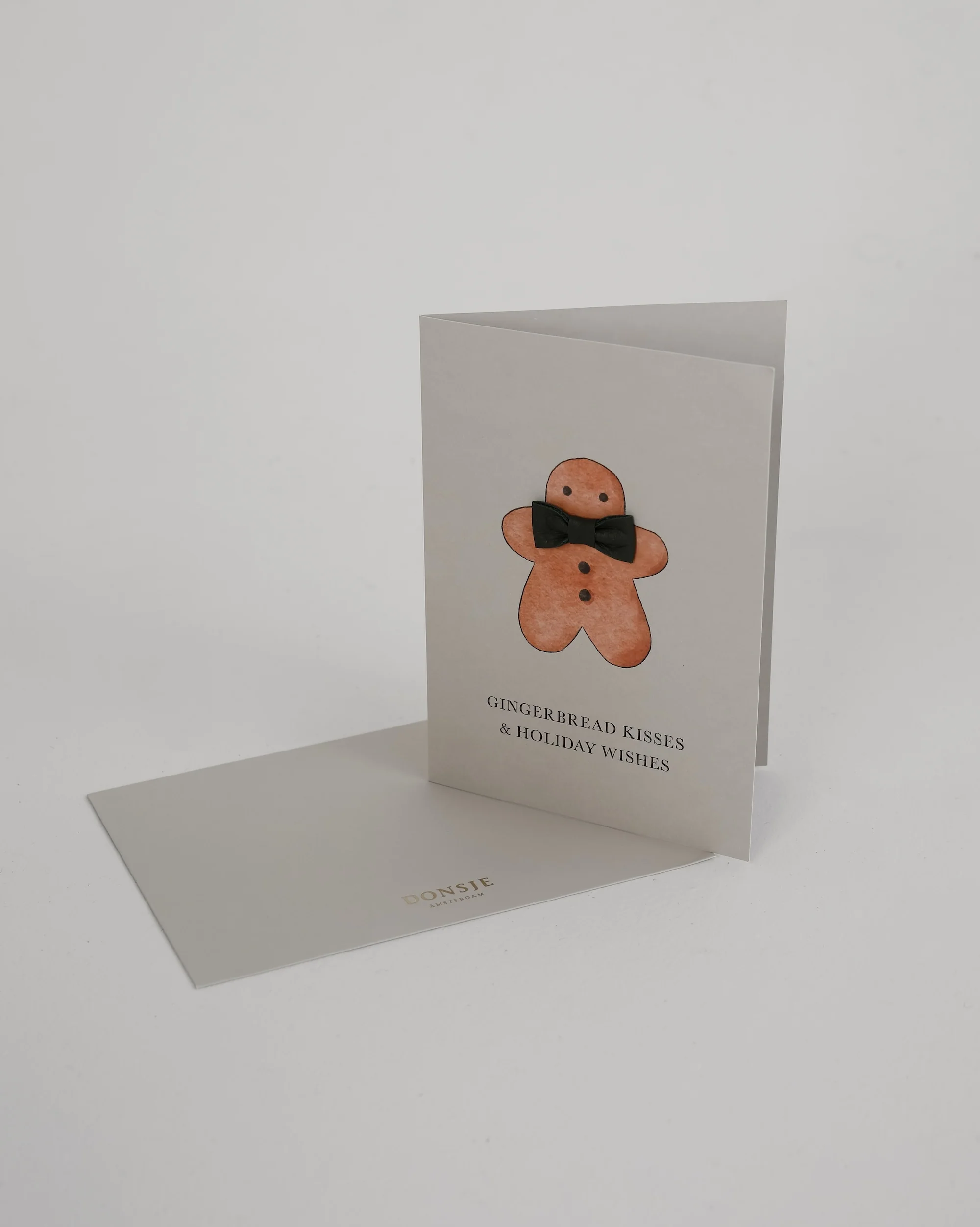 Kio Postcard | Gingerbread | Olive Leather