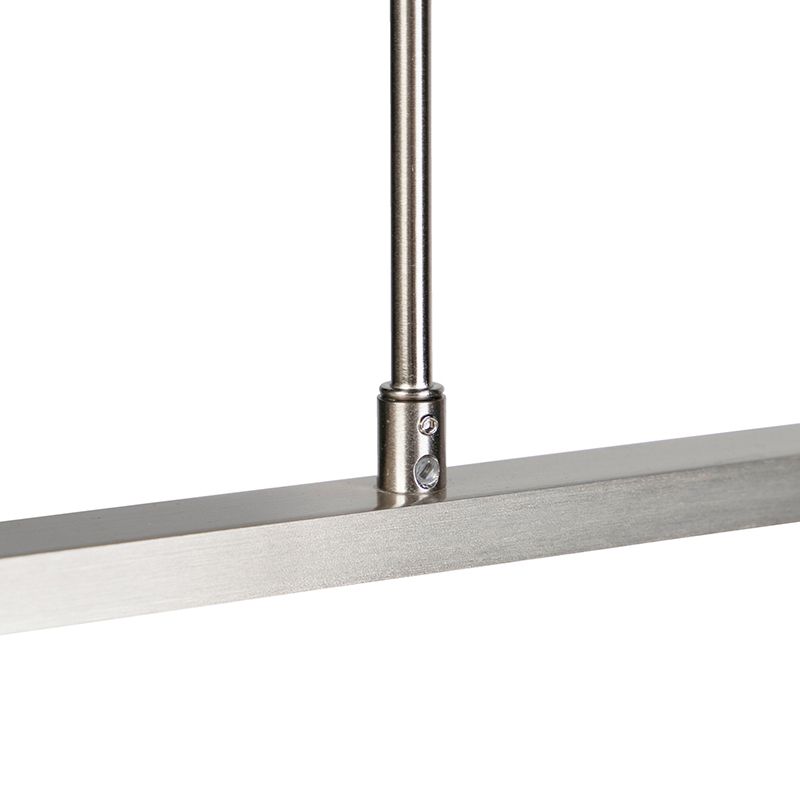 Moderne hanglamp staal incl. LED verstelbaar - Bold