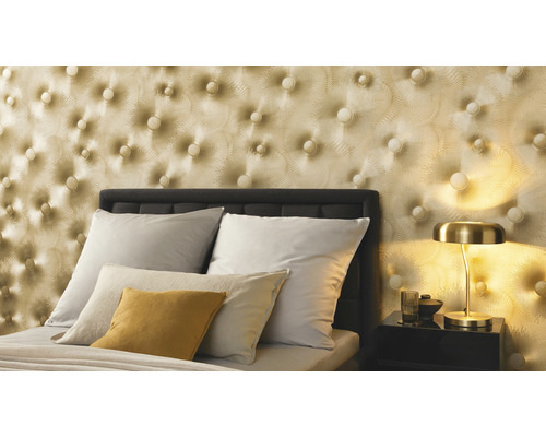 Vliesbehang 10191-02 Elle Decoration 2 Grafische Cirkels beige