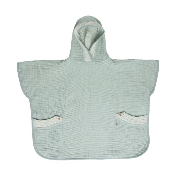 Bebe-Jou Pure Cotton Poncho Sand