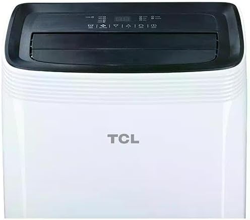 TCL Mobile Klimaanlage 9000 BTU TAC-09CPB/NZWHE Kühlen, Heizen, Entfeuchten, 24h-Timer, inkl. Abluftschlauch für Wohnzimmer, Büro, Schlafzimmer
