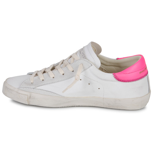 Philippe Model - PRSX LOW WOMAN Blanco / Rosa