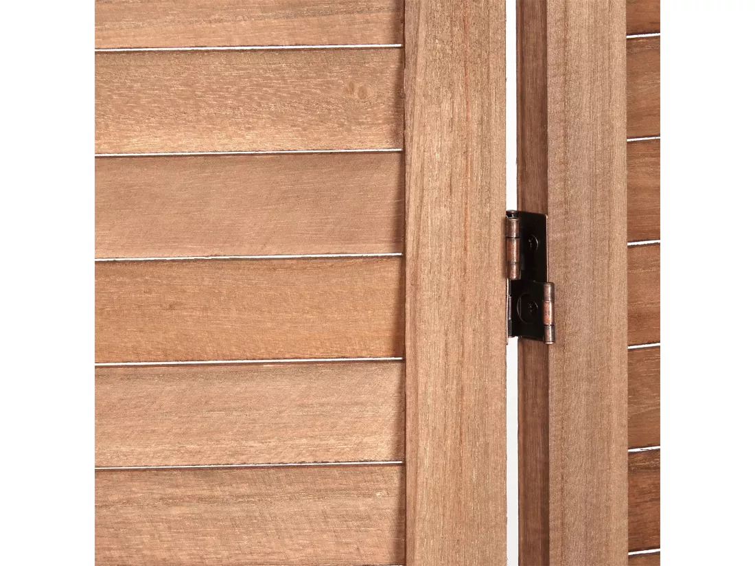 PARAVENT Palm 3 pièces. 170x120 cm, bois marron