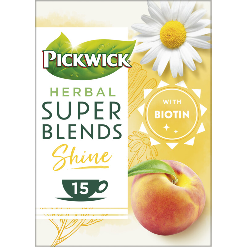 Pickwick Super blends shine kruidenthee