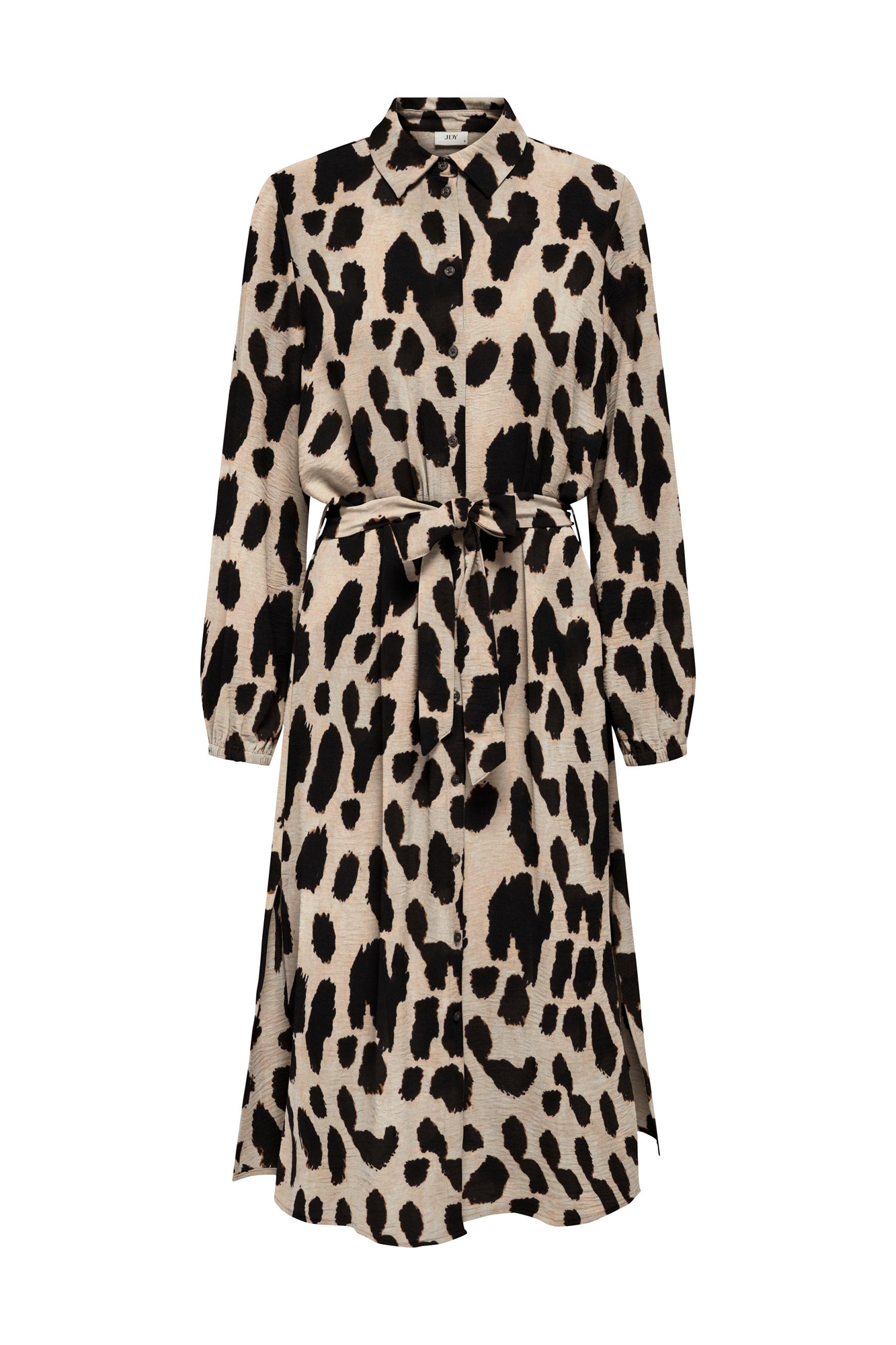 Vestido midi estilo camisa