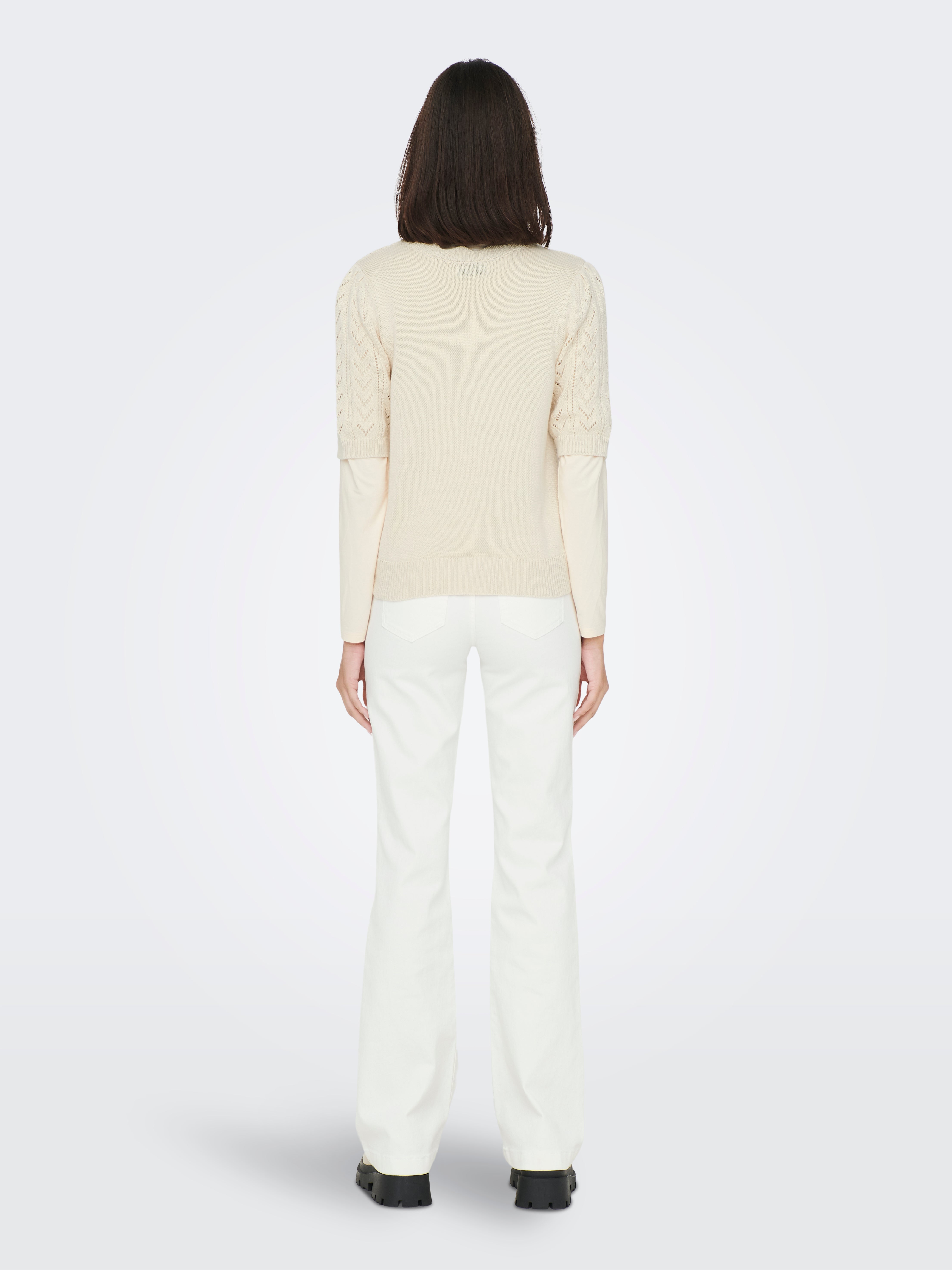 JDYTIKKA Strickpullover Whitecap Gray