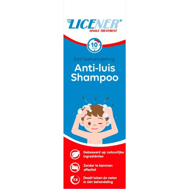 Licener Anti-Luis shampoo 100 ML natuurlijke ingrediënten100% effectief