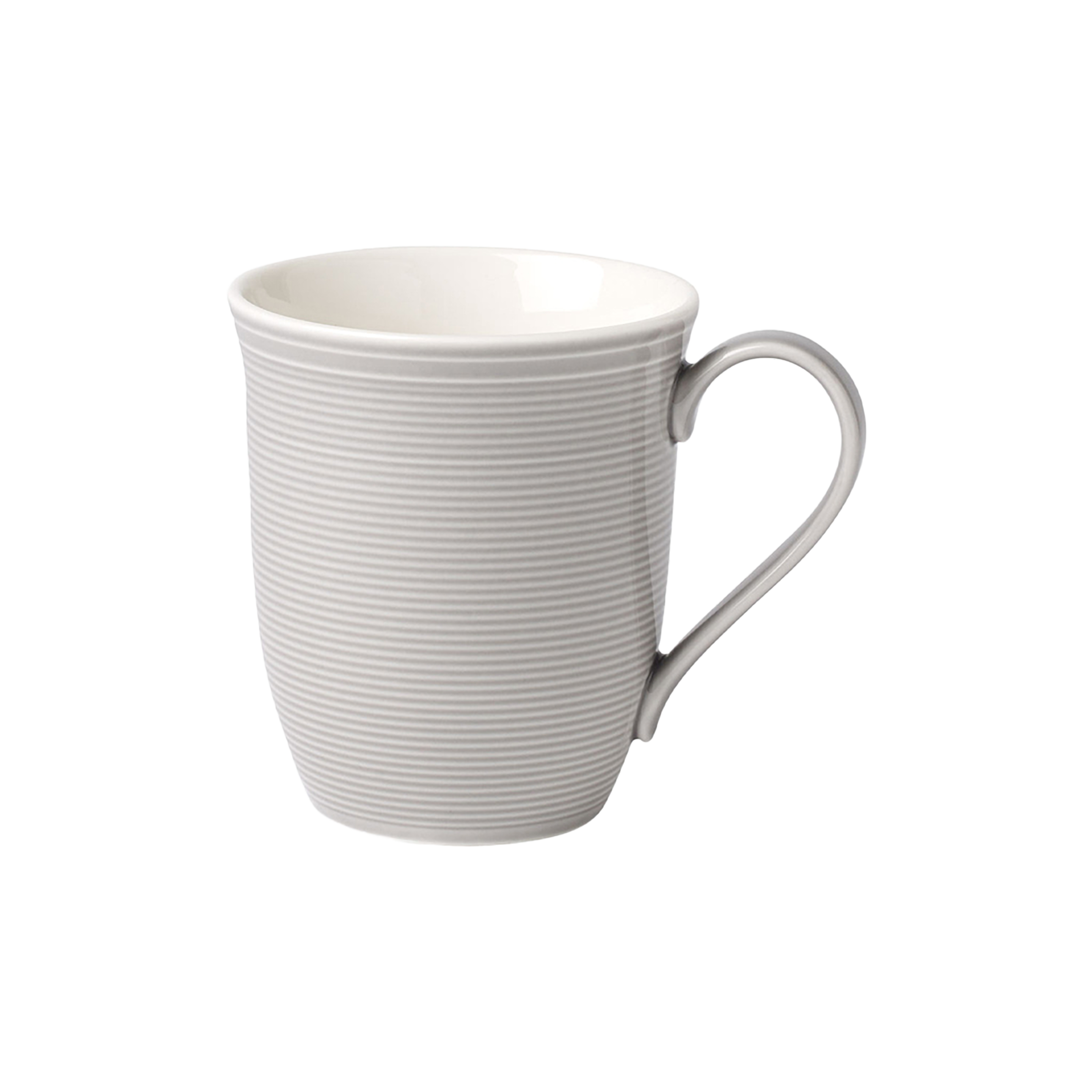 Color Loop Mug Grey, 10.5 oz, Premium Porcelain