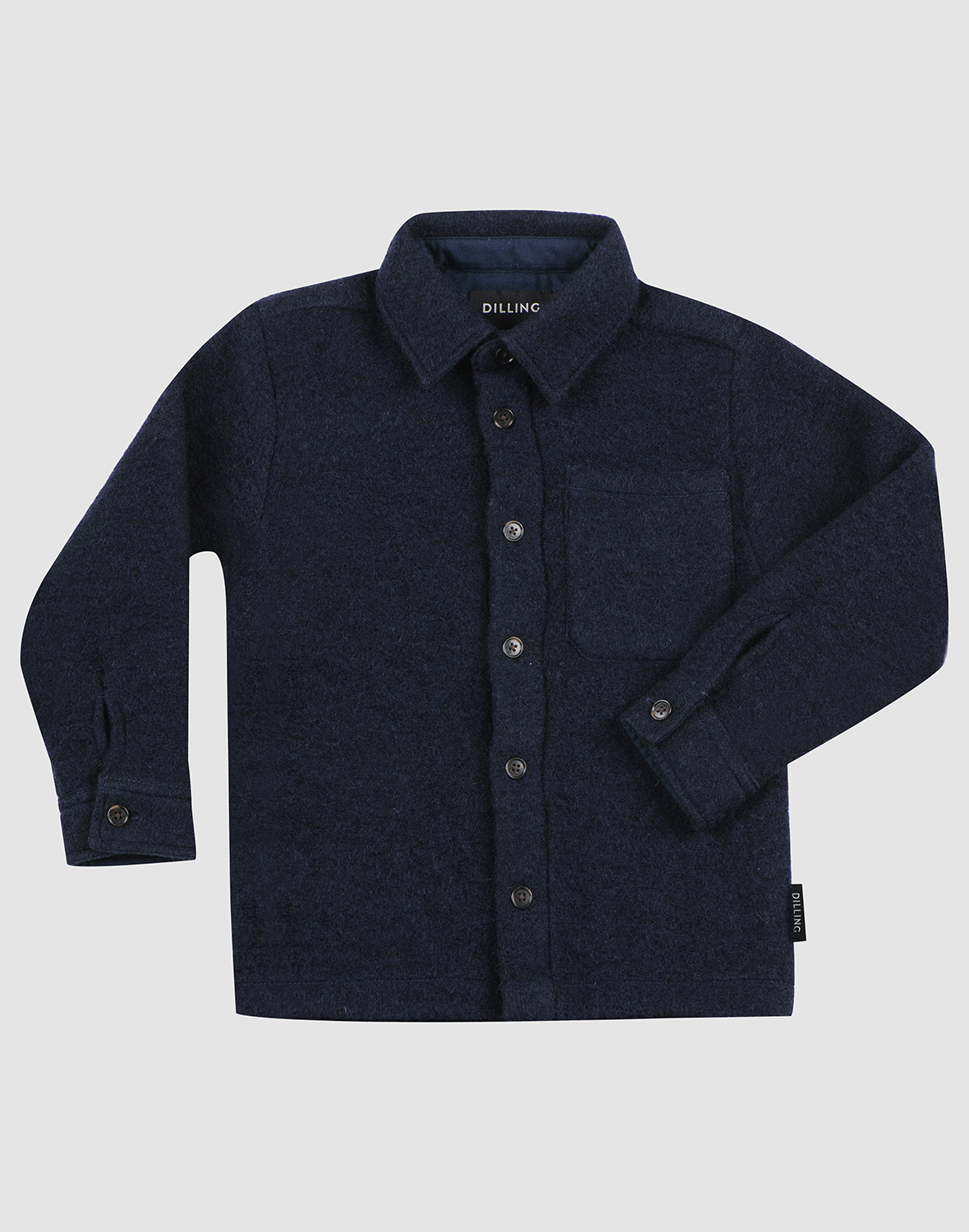 Overshirt van wol/katoen voor kinderen - Gratis Verzend