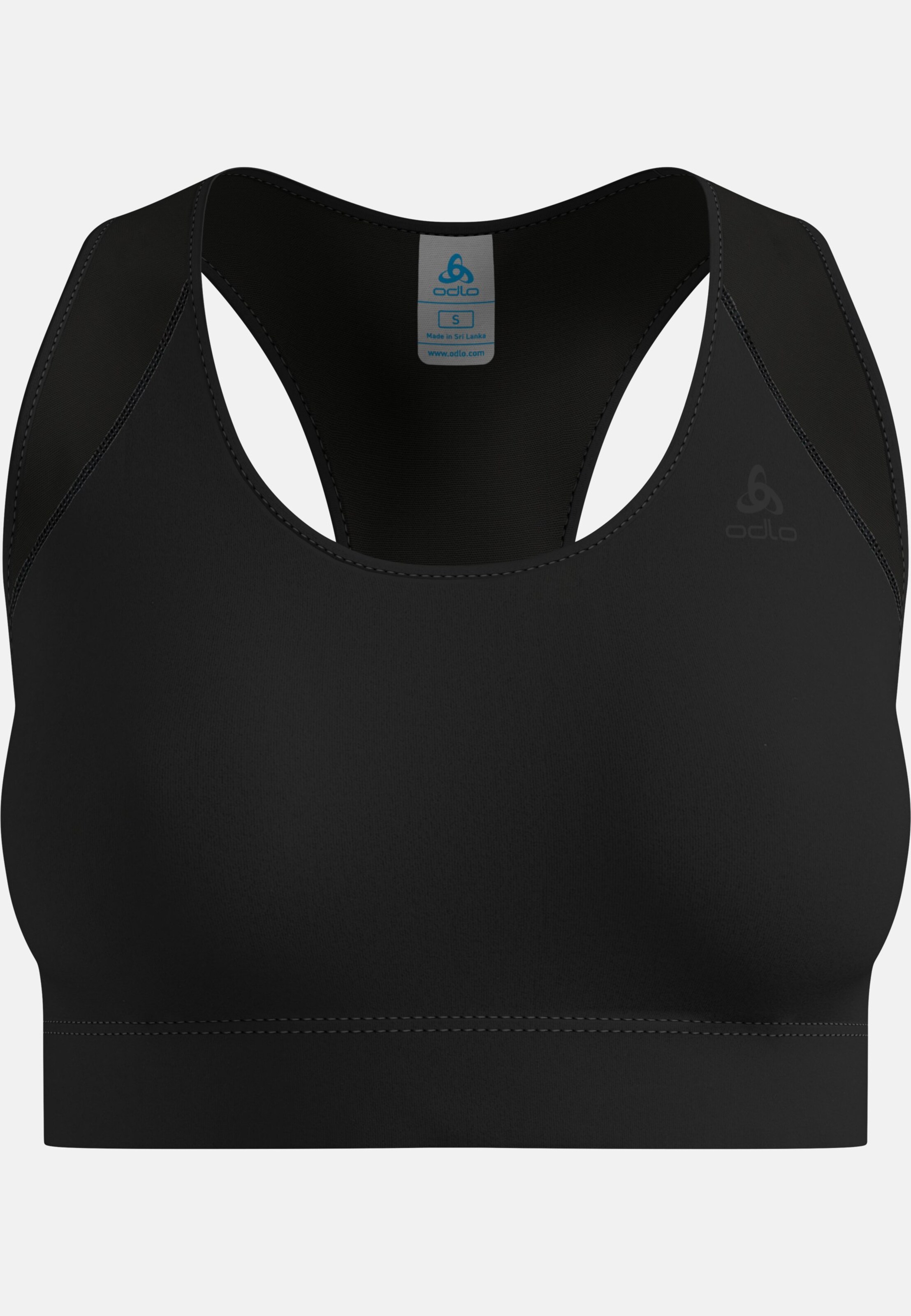 Sport-BH mit mittlerem Halt in black