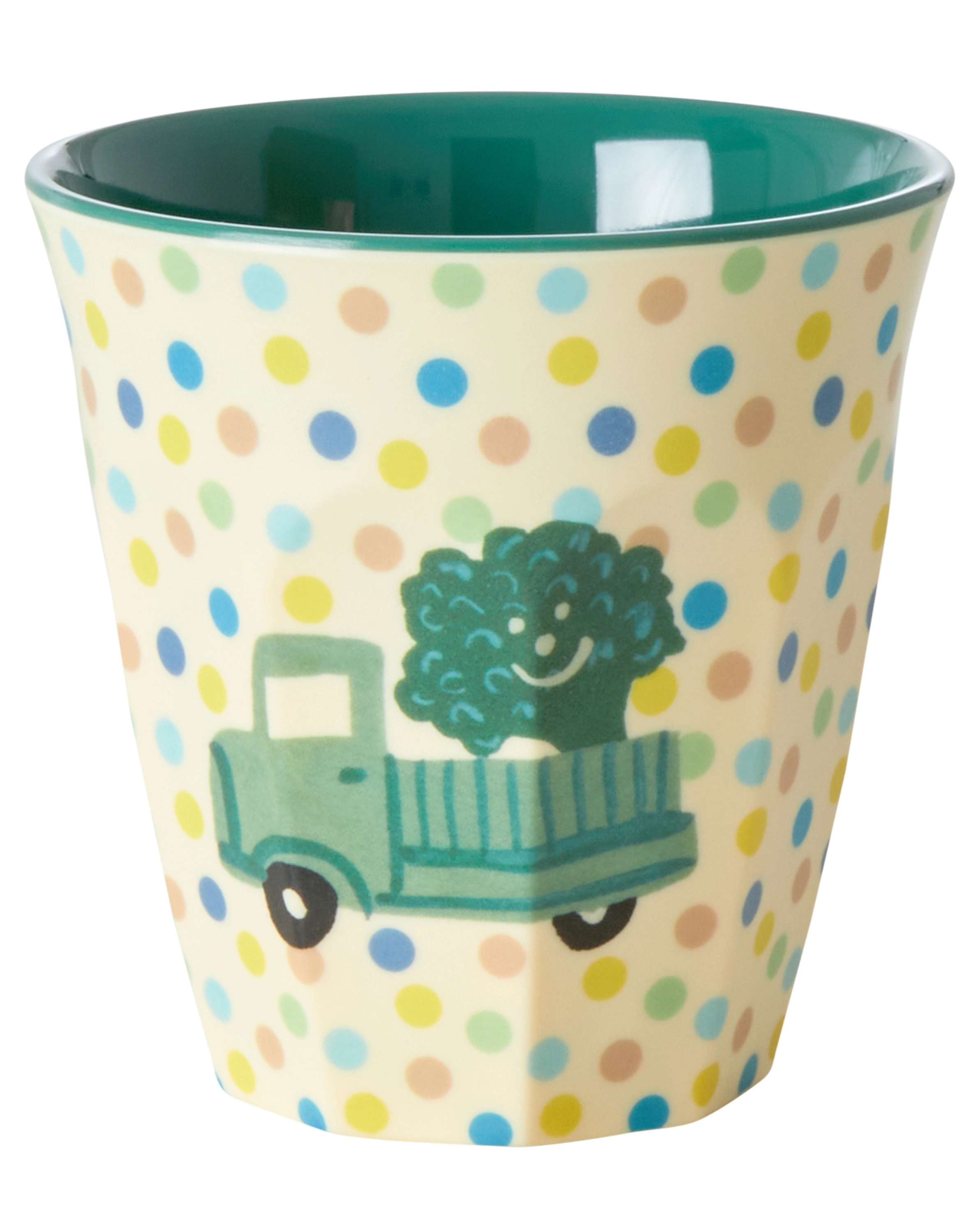 Melamin-Becher HAPPY CARS - SMALL 6er-Pack in bunt