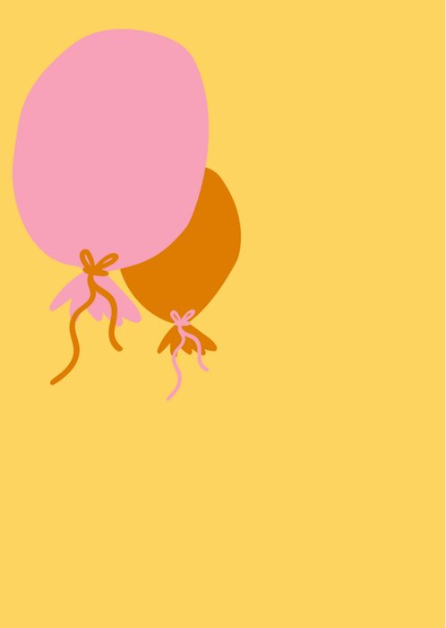 Greetz | Verjaardagskaart | Ballonnen | Aanpasbare tekst