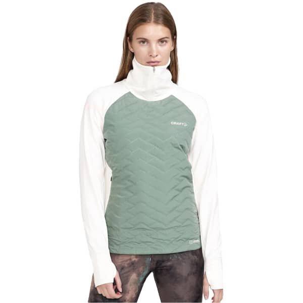 Veste running CRAFT ADV SUBZ SWEATER 3 W TOFU-THYME