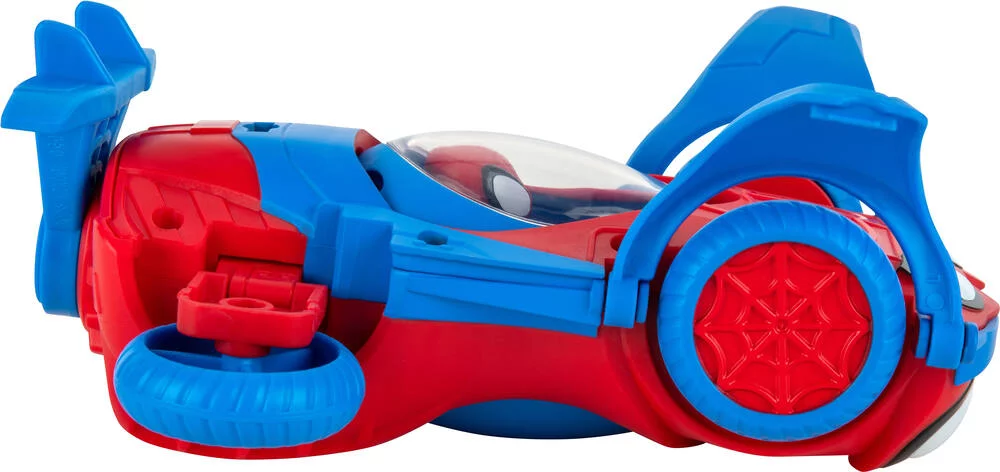 FIGURINE SPIDEY - VEHICULE 2 EN 1 SPIDEY FLIP AND JET